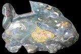 Colorful, Polished Jasper Fish Sculpture ( lbs) - Madagascar #122824-3